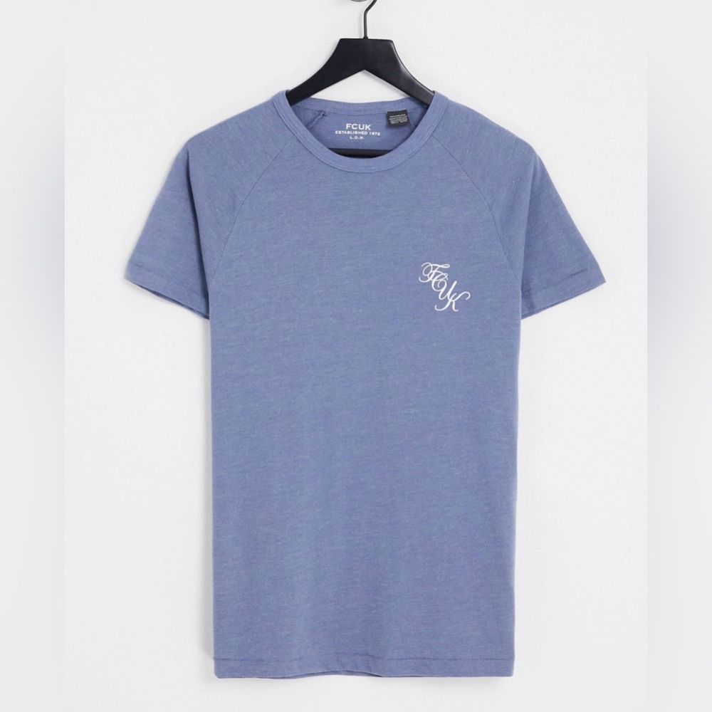 FRENCH CONNECTION FCUK small script logo t-shirt
